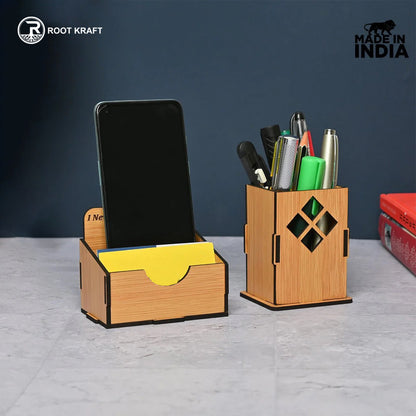3 in 1 Mobile Stand, Pen Stand and Card Holder | Desk Accessories | Corporate Gifts