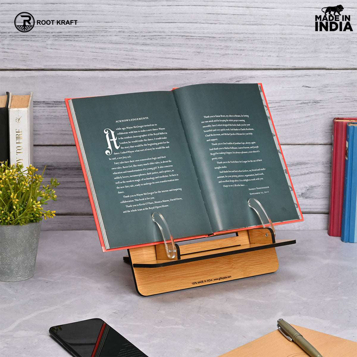 Book Reading Stand | Book Accessories | Book Stand For All Book Size