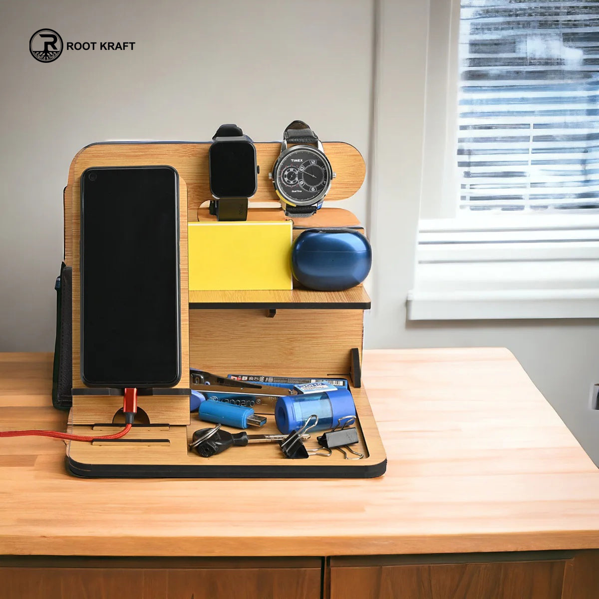 6 in 1 Desk Organizer & Docking Station | Desk Essential