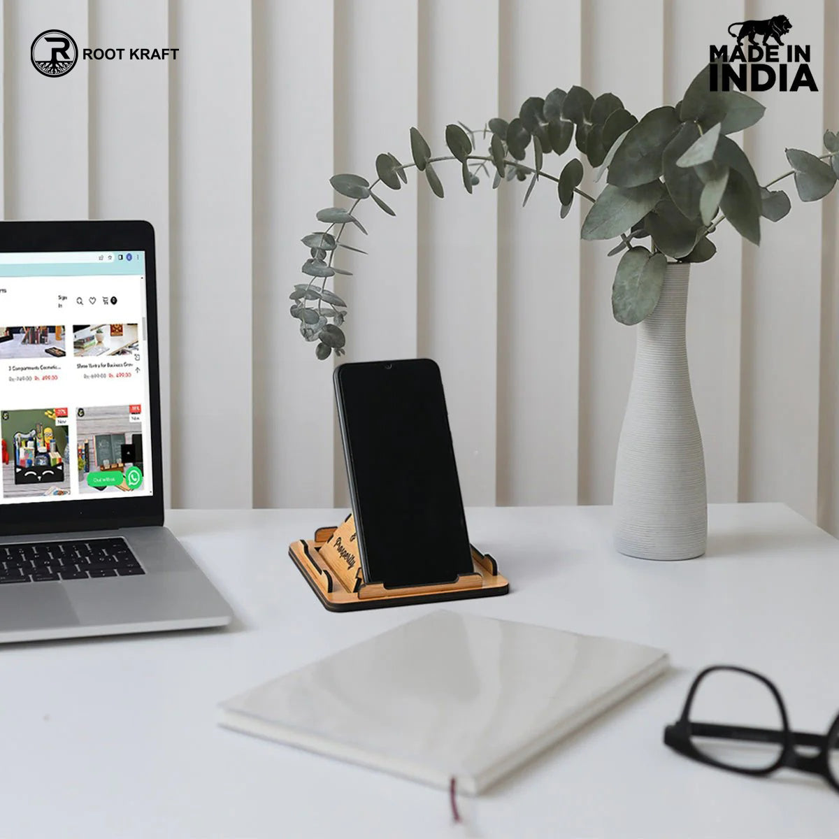 Vastu Pyramid Mobile Stand | Good Luck Vibes | Home & Office Accessories
