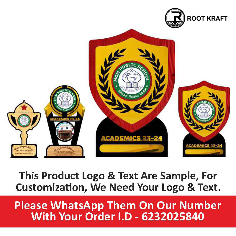 Green Glory Winner Trophy | Customized Mementoes | Perfect For Corporate Gifting