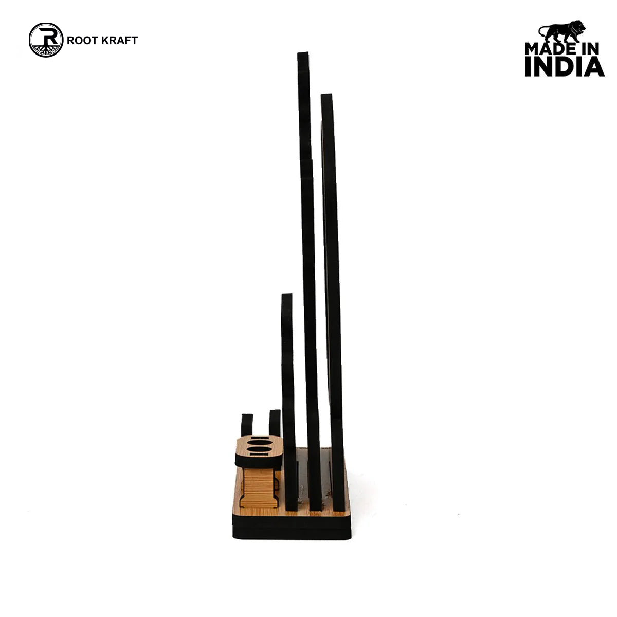 Political Pen Stand and Card Holder | Gandhi Ji, Ambedkar Ji & Bhagat Singh Ji | Wise Quotes | Mementos