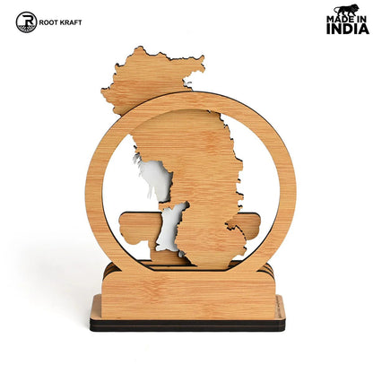 Political Pen Stand and Card Holder | Chhattisgarh Mahtari | Chhattisgarh Map Mementos