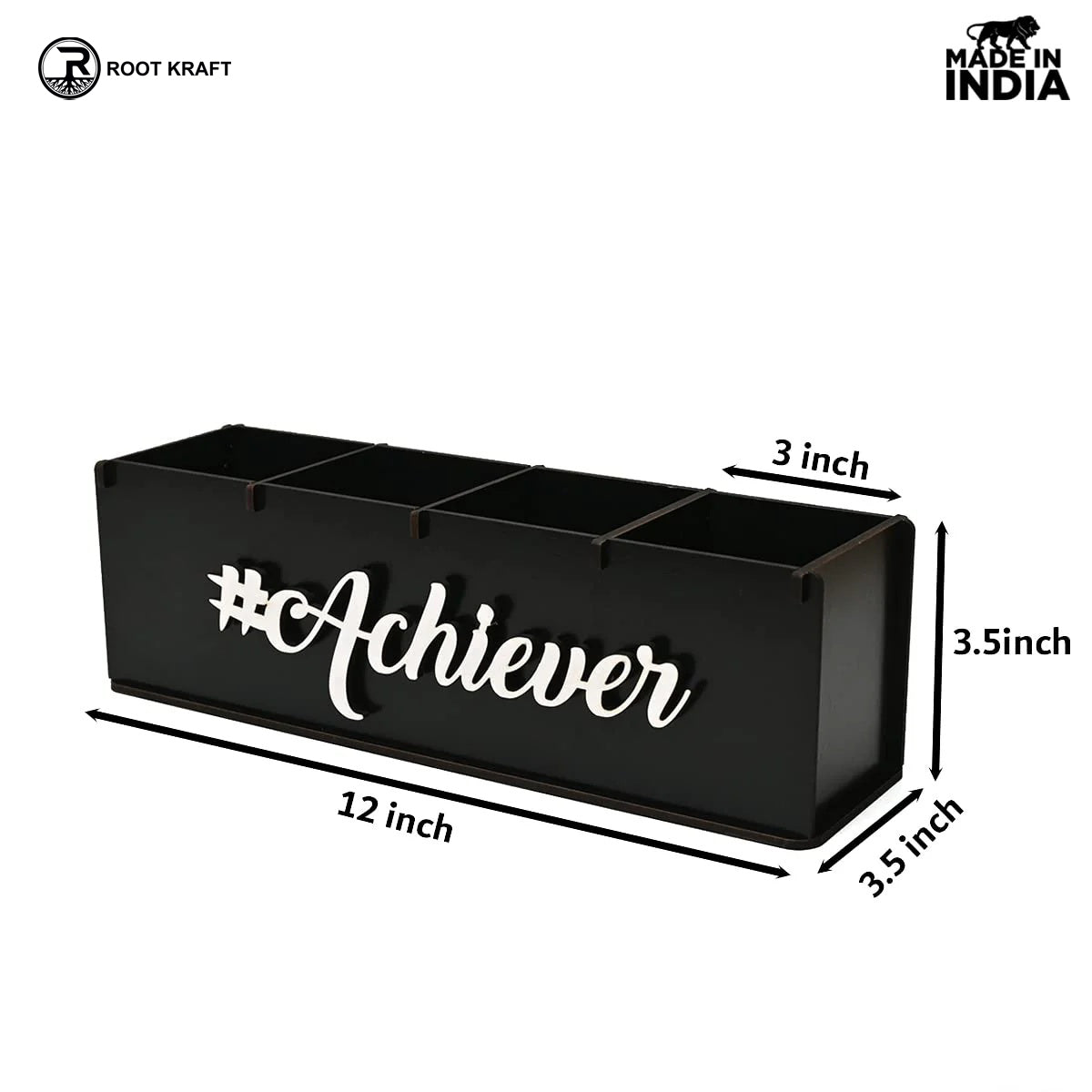 Combo Desk Organizer 4 Compartment | Pen Stand For Office Table | Stylish & Eco-Friendly