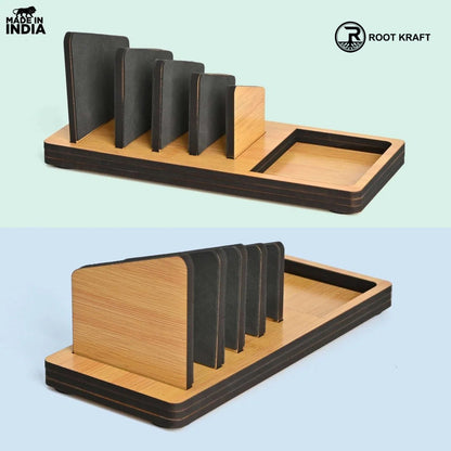 Multi-Device Charging Stand Organizer for Laptop, Tablet, Mobile And Power Bank | All-In-One Charging Station