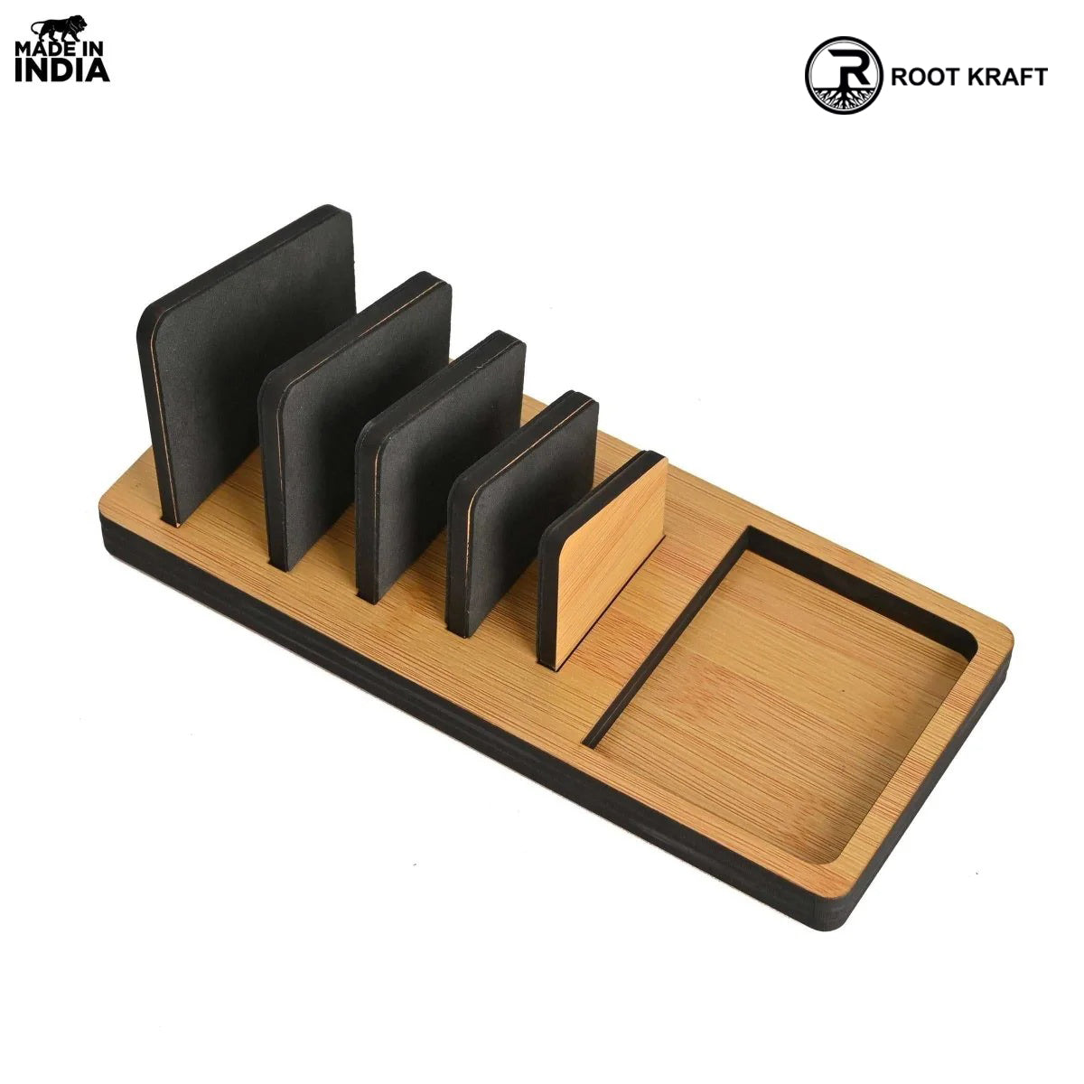 Multi-Device Charging Stand Organizer for Laptop, Tablet, Mobile And Power Bank | All-In-One Charging Station