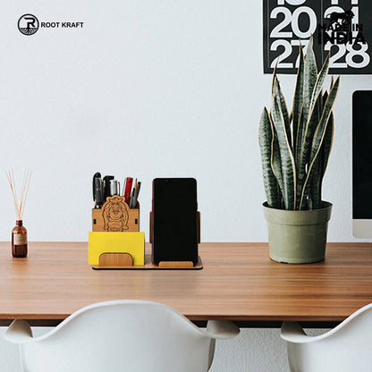 Lifetime Calendar & Good Luck Desk Organizer Combo | Office Table Decorative Items | Farewell Gift