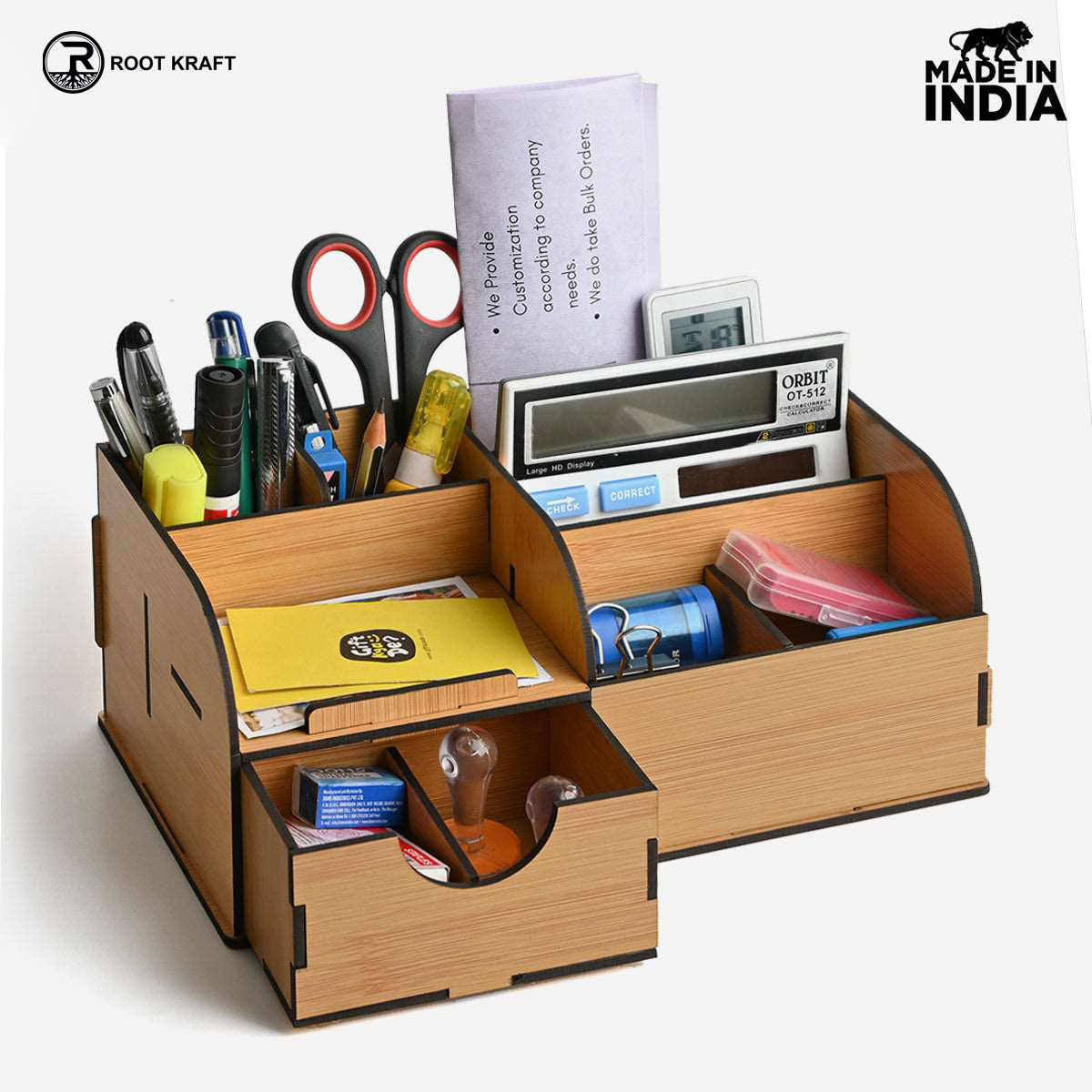 All in One - Multi functional 9 Section Mesh Desk Organizer | Desk Accessories