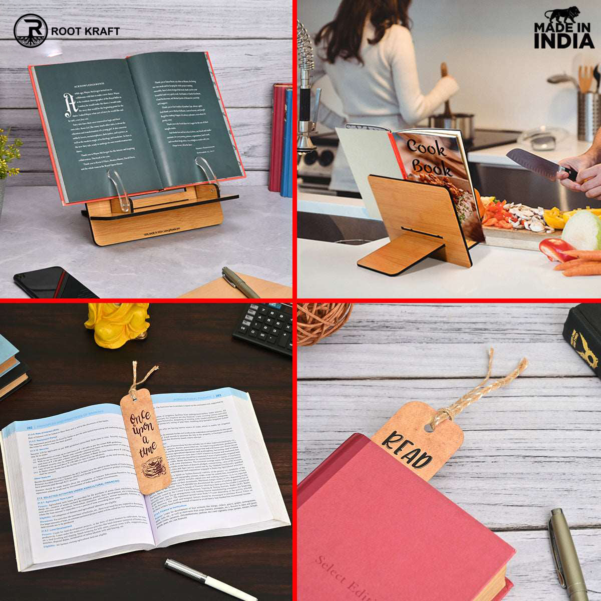 Book Reading Stand | Book Accessories | Book Stand For All Book Size