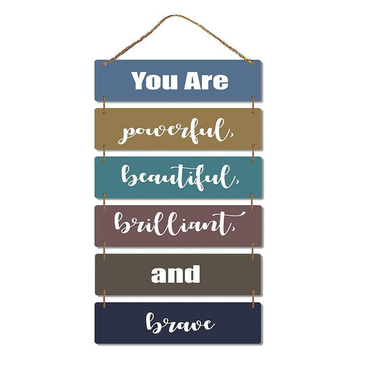 Proxoto Self Confidence Quote Wall Decorative art Pieces | Wall HANGING Best for Living Room | Dining Room | Children Rooms | Bedrooms | Office | Pack of 1 (Black)