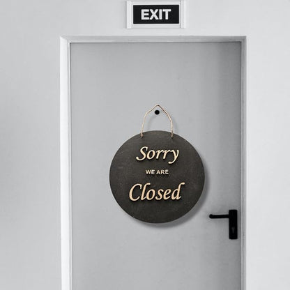 Open & Closed Board Signage for Shop, Office, Restaurant and Hotel Door Hanging