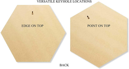 Pack of 2 MDF Board Shapes (12In x 12In) 2.5 mm Unfinished Wooden Shape Art Panel Wood Boards for Crafts DIY Plaque Plank Cutout Blank Sign Tray Artist Painting Board