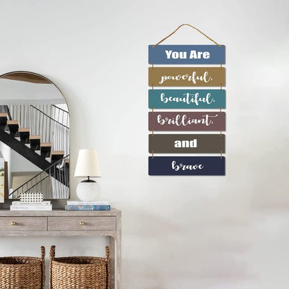 Proxoto Self Confidence Quote Wall Decorative art Pieces | Wall HANGING Best for Living Room | Dining Room | Children Rooms | Bedrooms | Office | Pack of 1 (Black)