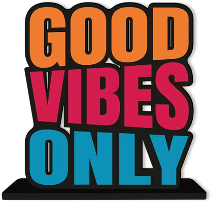 Wooden Motivational Quotes Table Decoration for Office Desk | Home Decor Item | Living Room | Modern Art Wood Showpiece Gift Items (Designs-4)