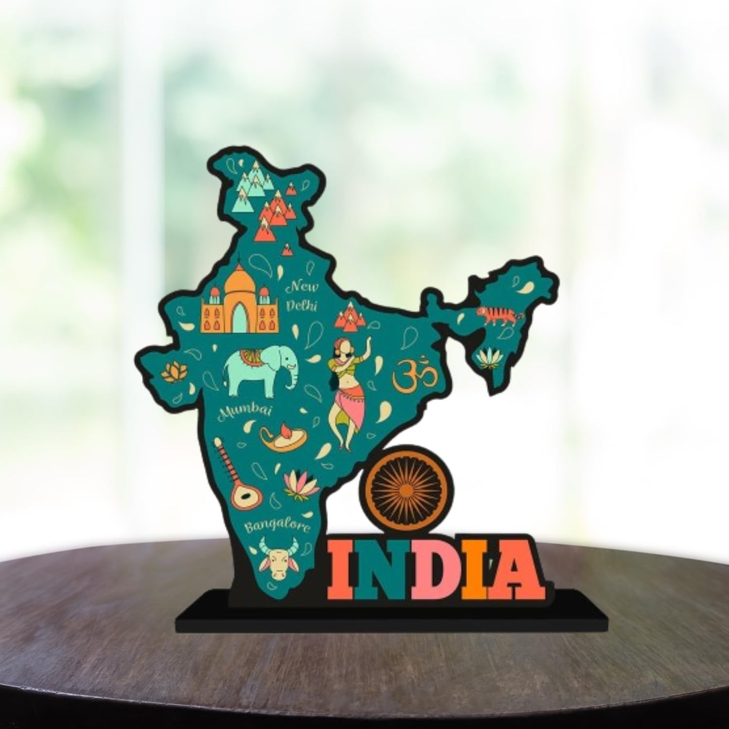 Wooden Motivational Quotes Table Decoration for Office Desk | Home Decor Item | Living Room | Modern Art Wood Showpiece Gift Items (Designs-1)