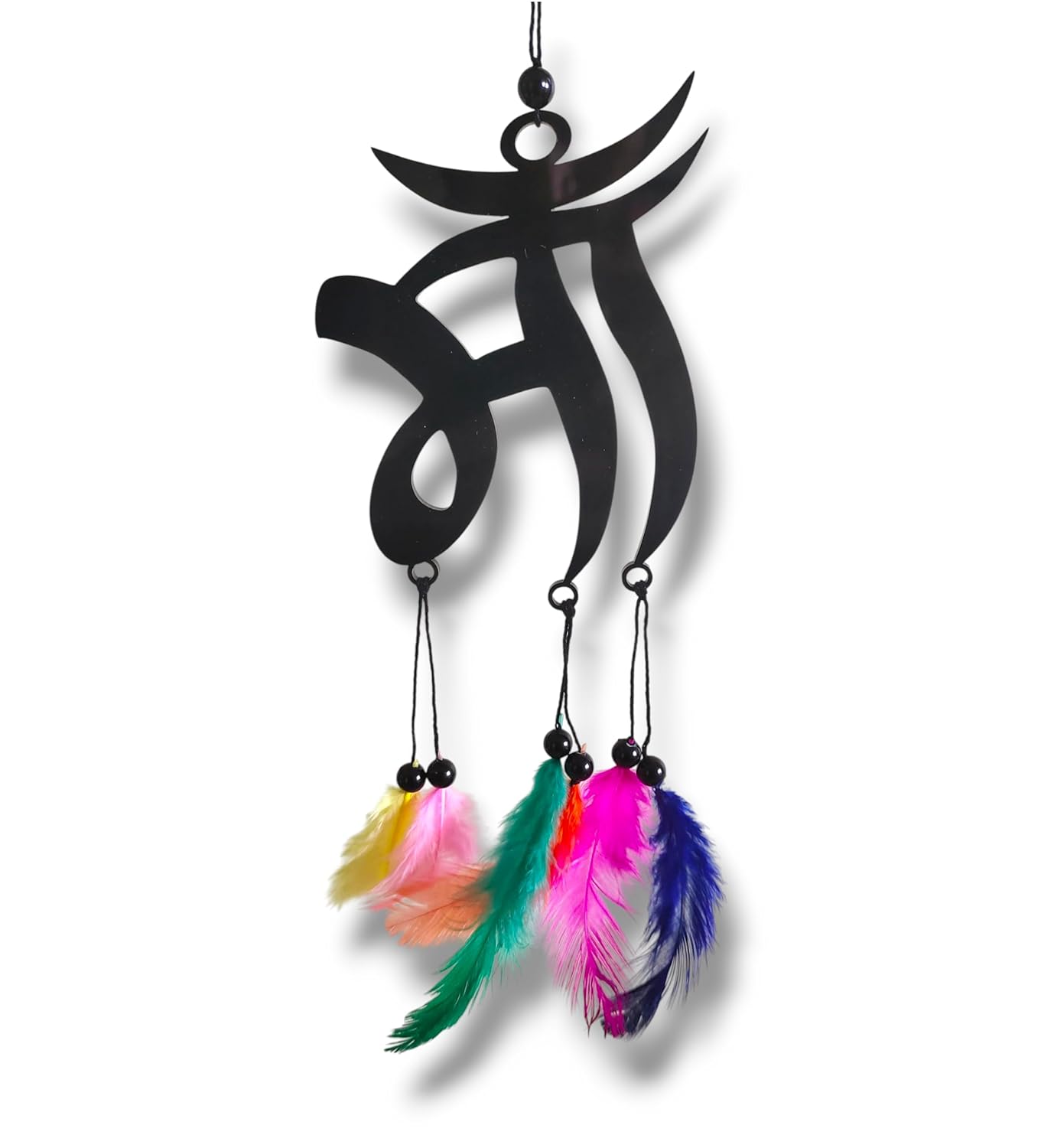 Dream Catcher Car Hanging Ornament – Elegant Acrylic Rear View Mirror Charm – Boho Car Interior Decoration Accessory (Maa)