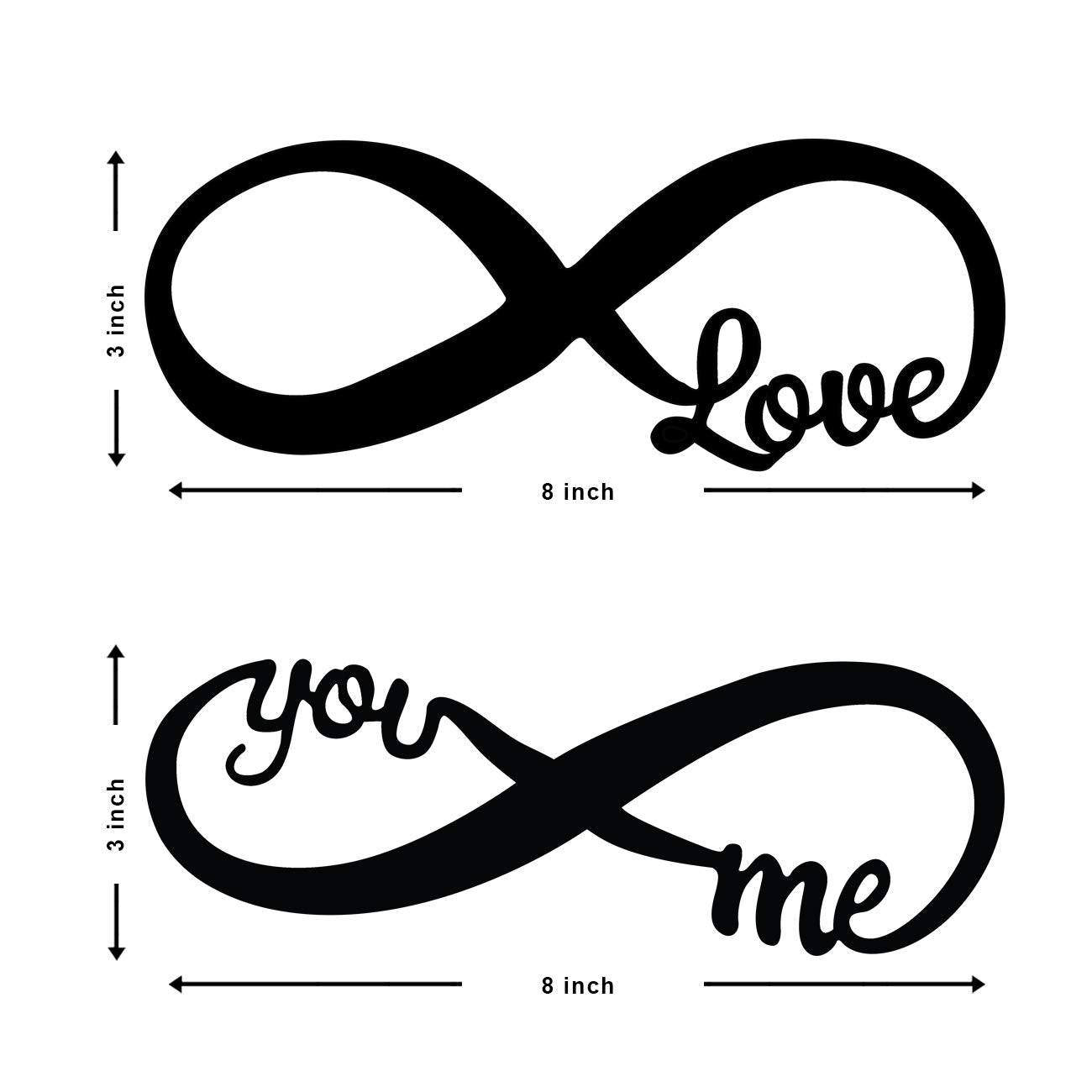 Love Couple MDF Wall Plaque, Wall Sign MDF Cutout for home decoration Ready To Hang (6 mm, Black)