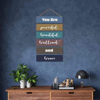 Proxoto Self Confidence Quote Wall Decorative art Pieces | Wall HANGING Best for Living Room | Dining Room | Children Rooms | Bedrooms | Office | Pack of 1 (Black)