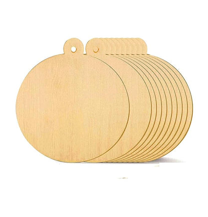 Pine MDF Cutouts Unfinished Tags for Key Chain