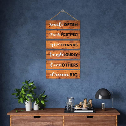 Shri Kanth Art Confidence Quote Wall Decoration art Pieces, Wall hanging Décor, Best Wall Hanging Ornaments, Wall Decorator Best for Living Room, Dining Room, Children Room, Office