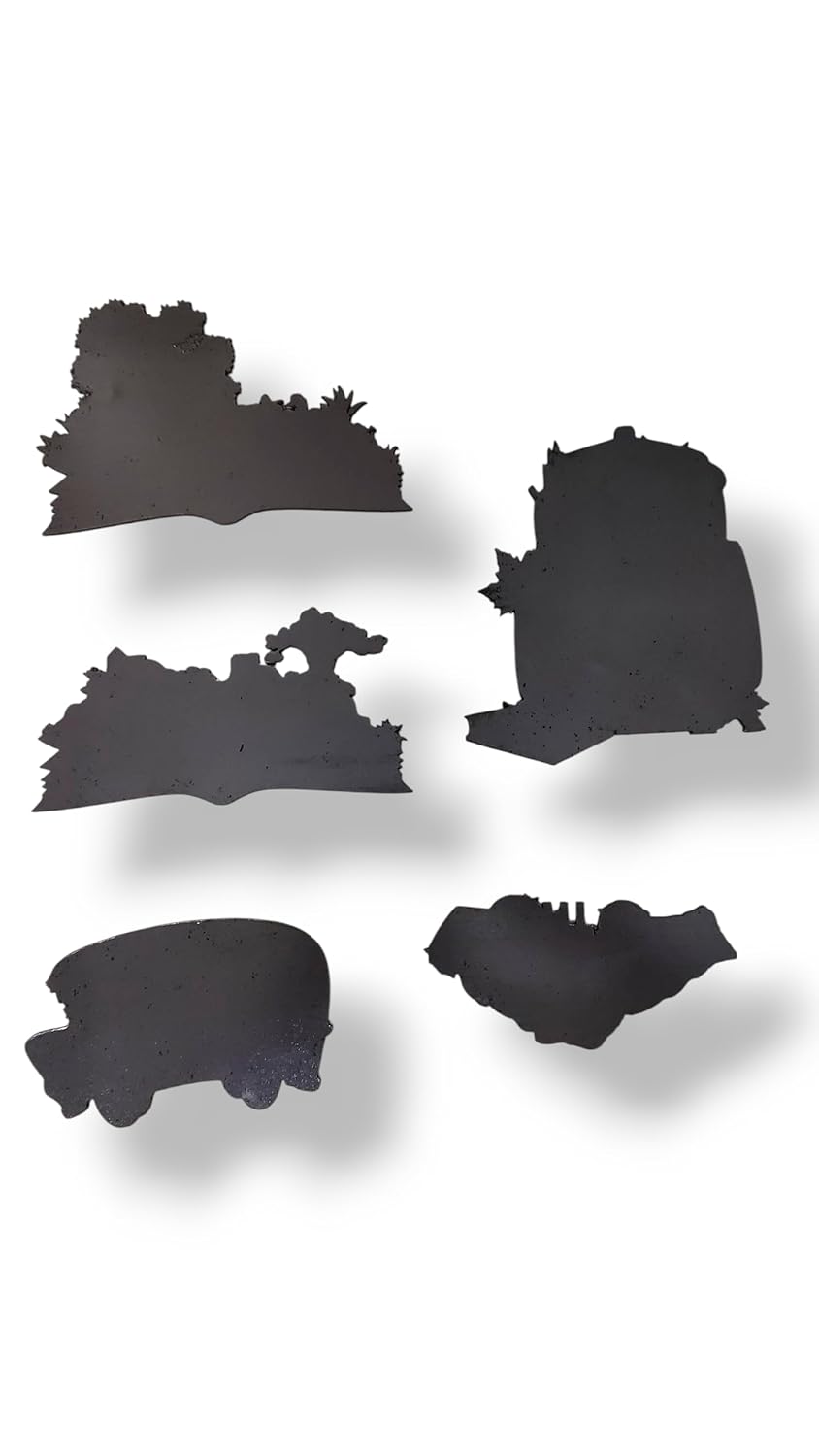 School Theme Wooden Fridge Magnets (Set of 5_2mm Thickness)