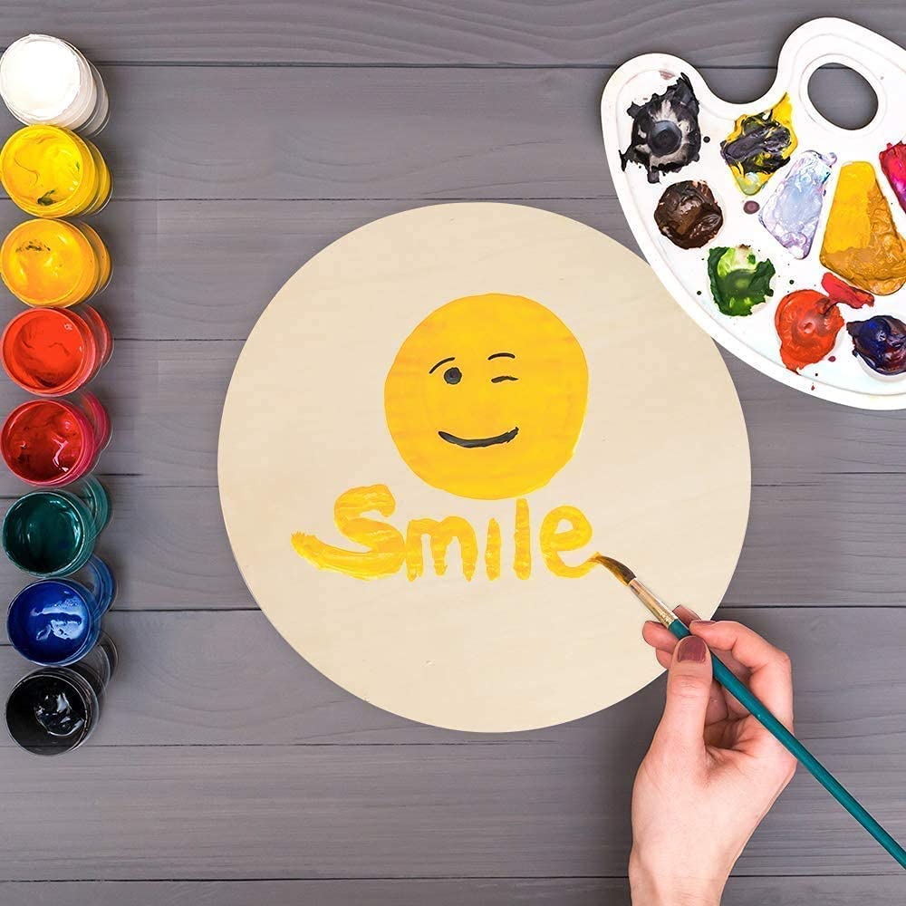 Wooden Shape Art Panel Wood Boards for Crafts DIY Plaque Plank Cutout Blank Sign Tray Artist Painting Board