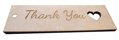 WoodWork Thank You Tag (Pack of 50)