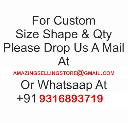 ROOT KRAFT 3mm 2pc Unfinished Round Wood MDF Cutout for Mirror, Photo Frame, Craft DIY Projects, Art Class, Home Decoration, Embellishment