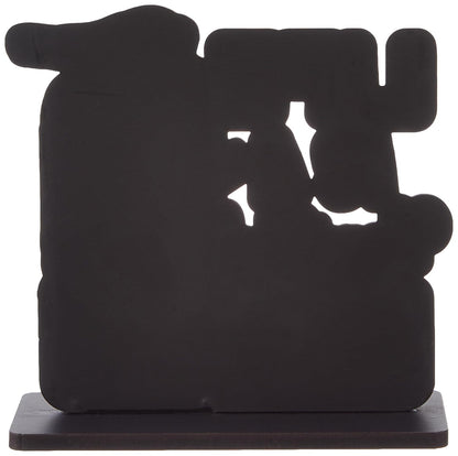 Wooden Study/Office/Home Decor Showpiece | Life is a Beautiful Ride, 15 x 15 cm