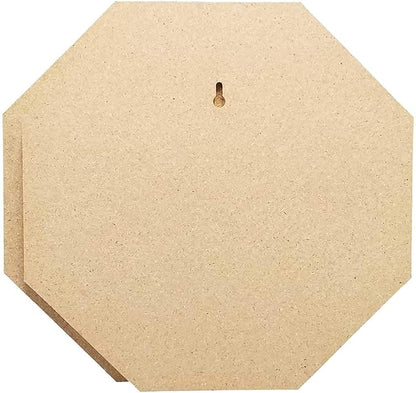 Pack of 2 MDF Board Shapes (12In x 12In) 2.5 mm Unfinished Wooden Shape Art Panel Wood Boards for Crafts DIY Plaque Plank Cutout Blank Sign Tray Artist Painting Board