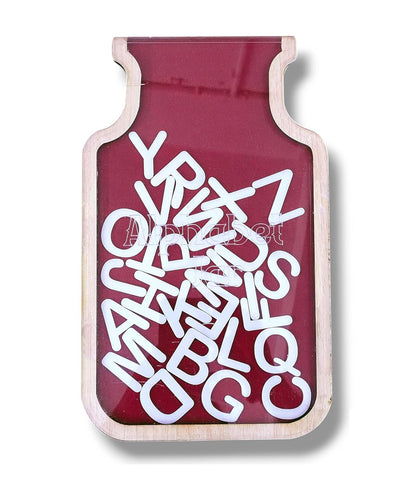 ABCD Letter Learning Jar for Kids | Alphabet Learning Toy | Put Letter in Jar Activity for Kids