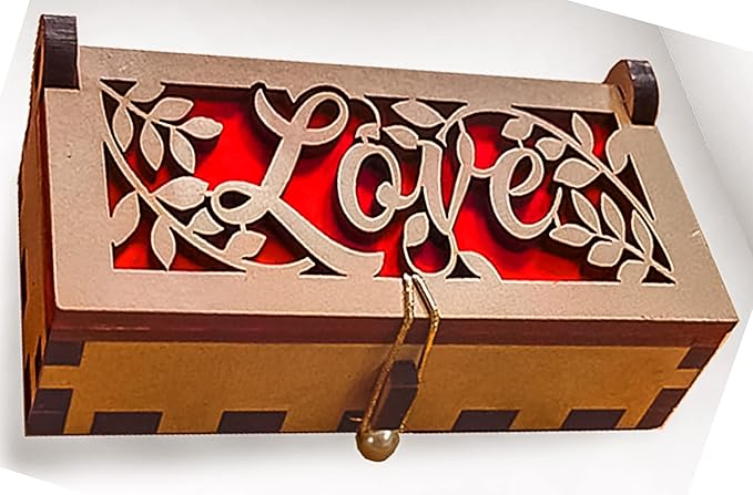 ROOT KRAFT LAAKDU Wooden Ring-Nacklace-Earrings Love Gift Empty Box Infinity Sign For Couples Valantine gifts.