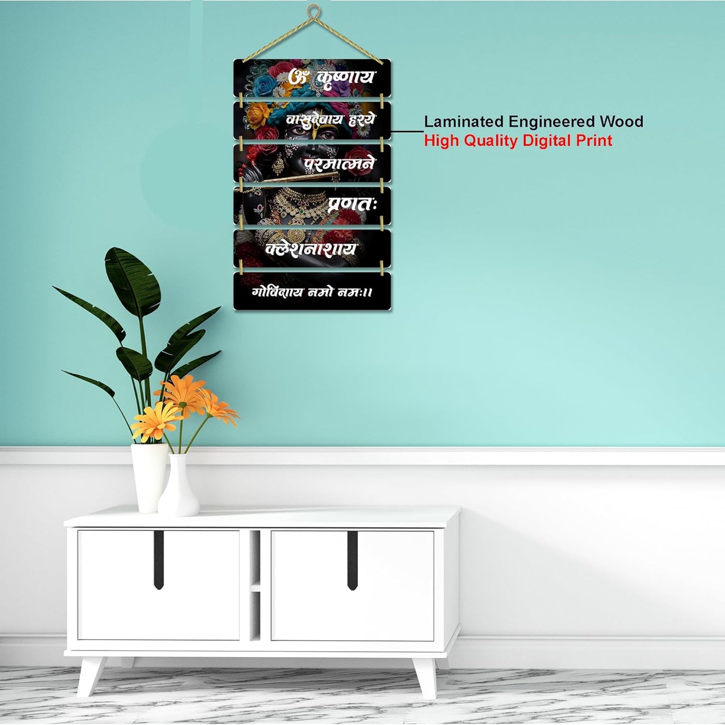 Hindu Gods Wall Hanging Home Decorative Wall Art for Living room | Bedroom | Gifts | Wall Hanger for Decoration | Modern Decor Items | Artwork | Wall Sculpture | Signs & Plaques (Multi 16)