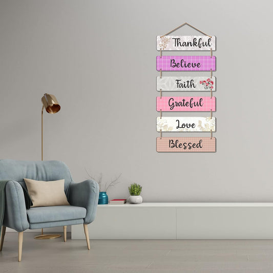 Decorative Wall Hanging Wooden Art Decoration item for Living Room | Bedroom | Home Decor | Gifts | Quotes Decor Item | Wall Art For Hall | Mdf Wall Decoration,(WH_3269N)