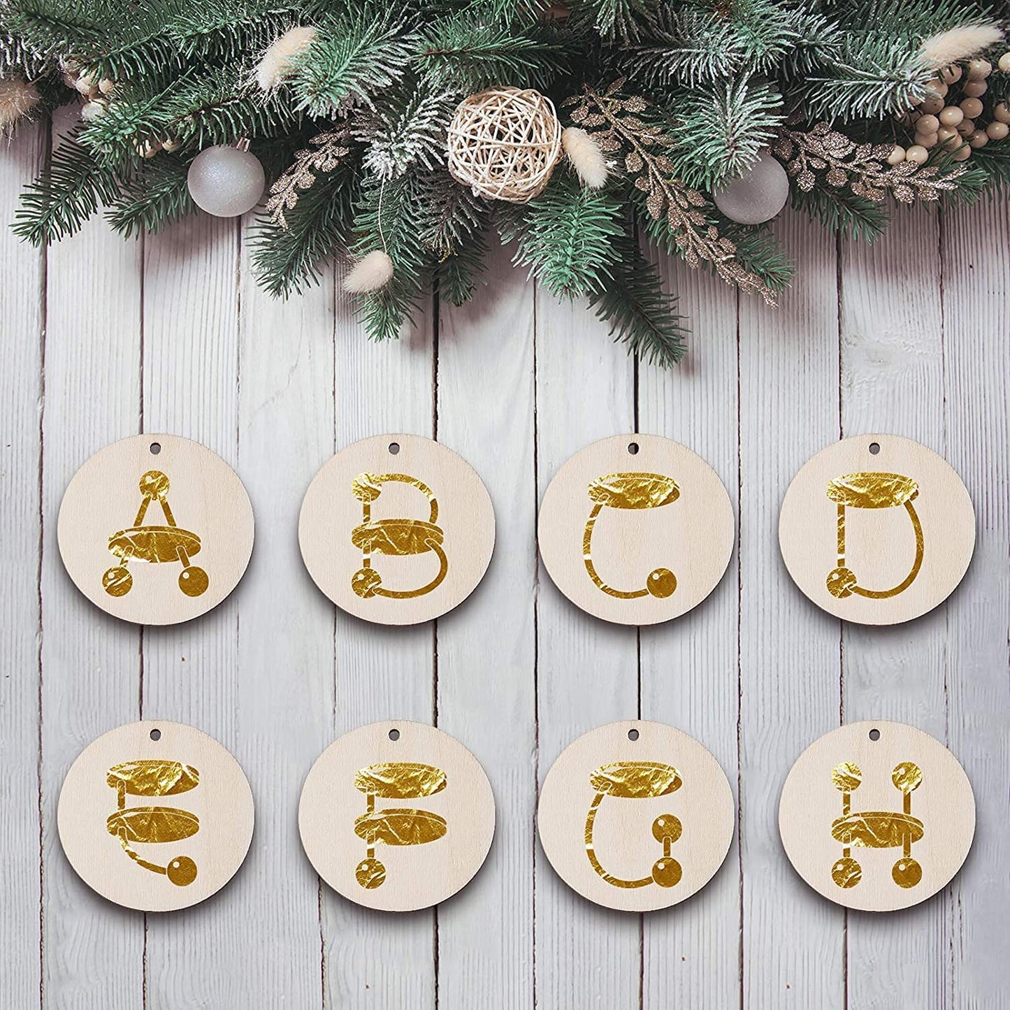 Pine MDF Cutouts Unfinished Tags for Key Chain