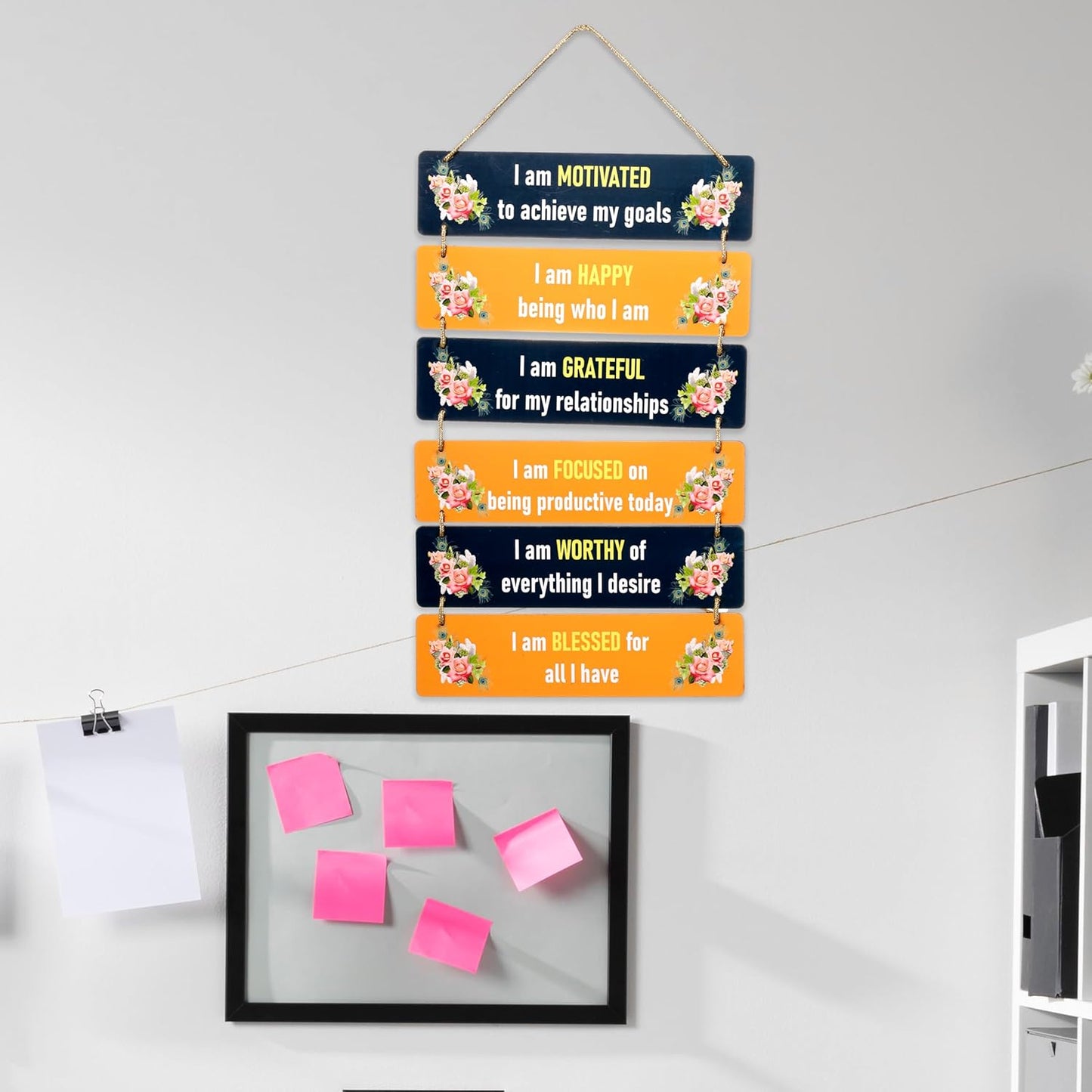 Decorative Wooden Wall Hanging Art Decoration Item suitable for Home, Office, Living Room, Bedroom and Gift Items, Promoting a Positive Dream Big. Size: 12 inch x 12 inch